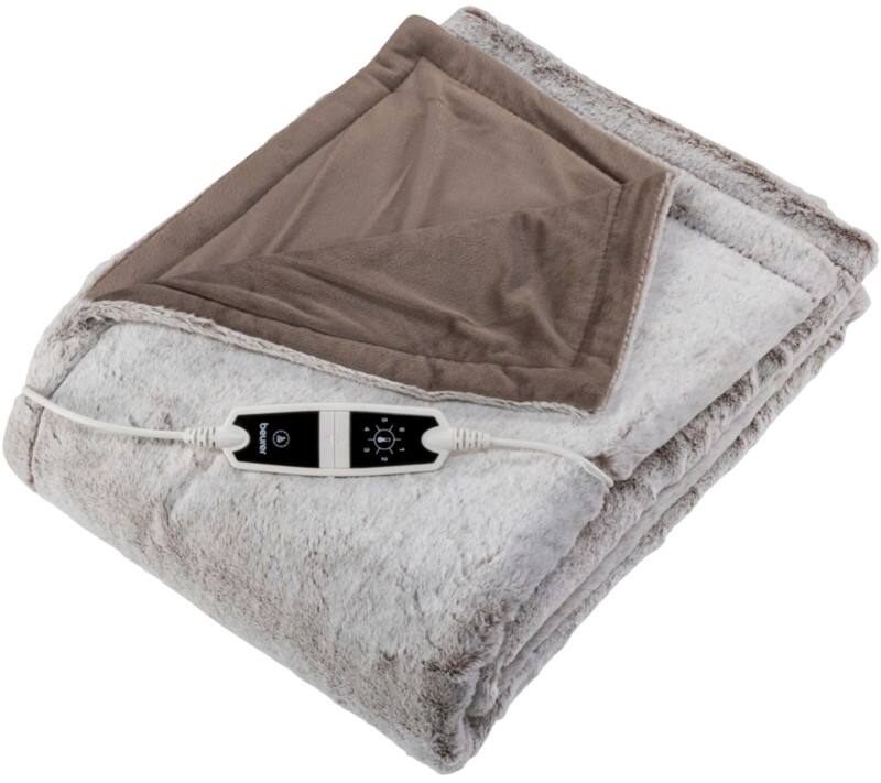beurer Heated Blanket PL (Polyester) Grey 200 x 150 cm HD150-43106