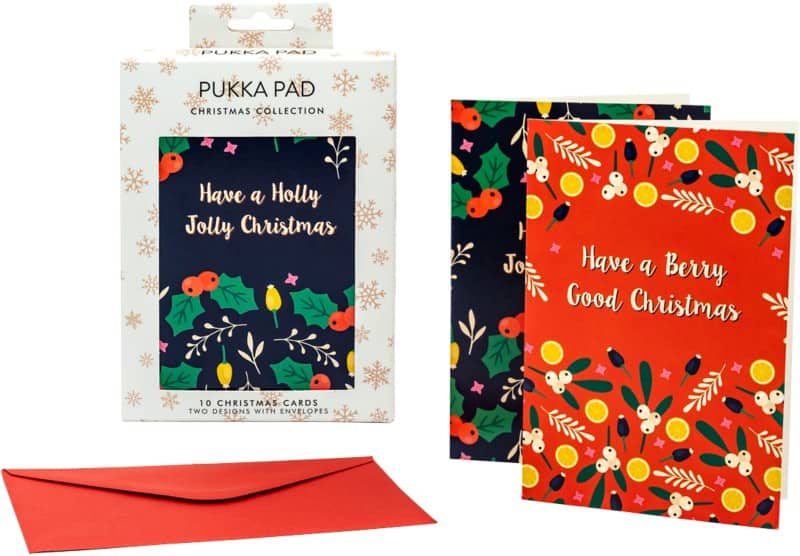 PUKKA Greeting Card 9775-XMS Assorted 114 mm (W) X 155 mm (D) X 20 mm (H)