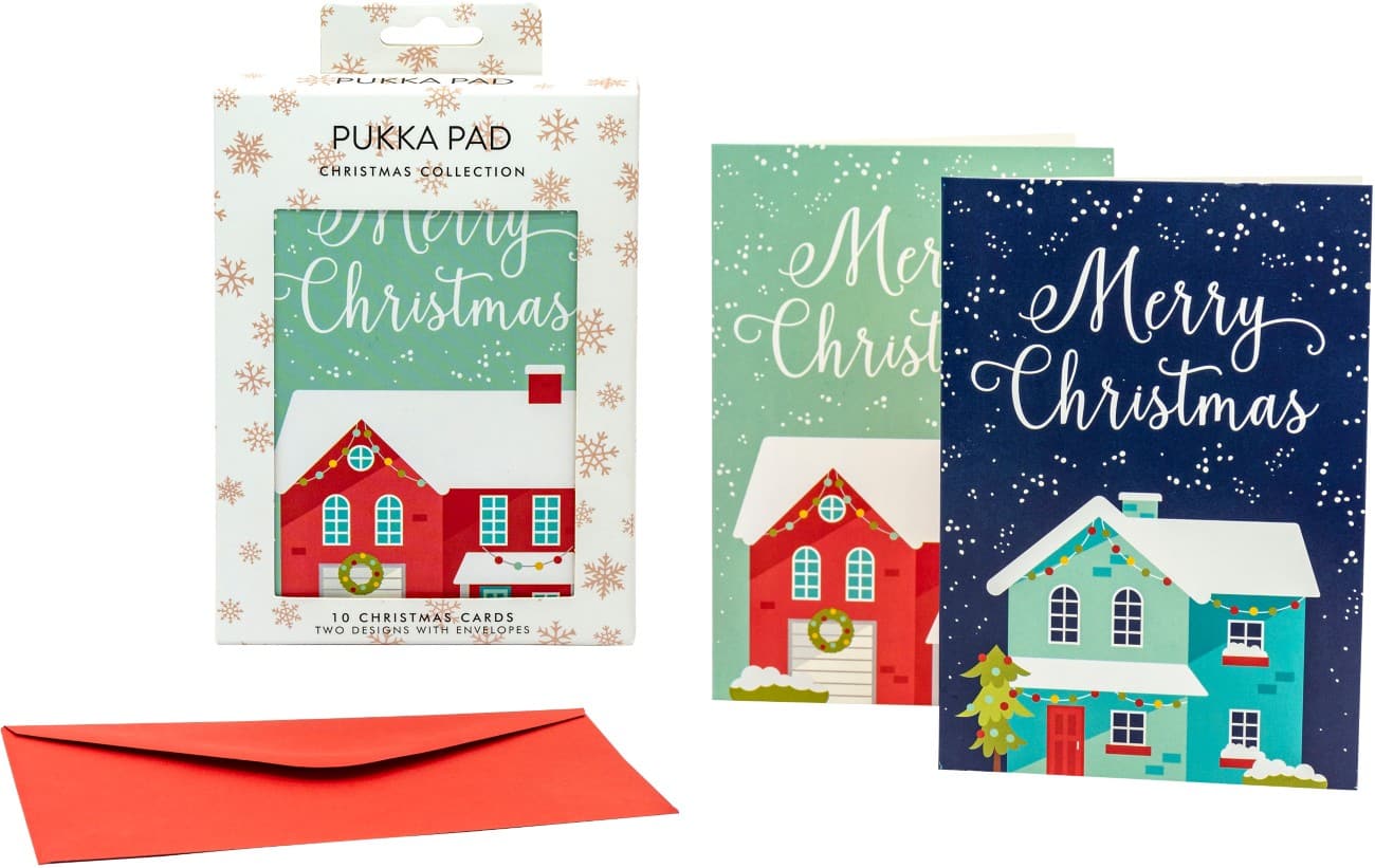 PUKKA Greeting Card 9776-XMS Assorted 114 mm (W) X 155 mm (D) X 20 mm (H)