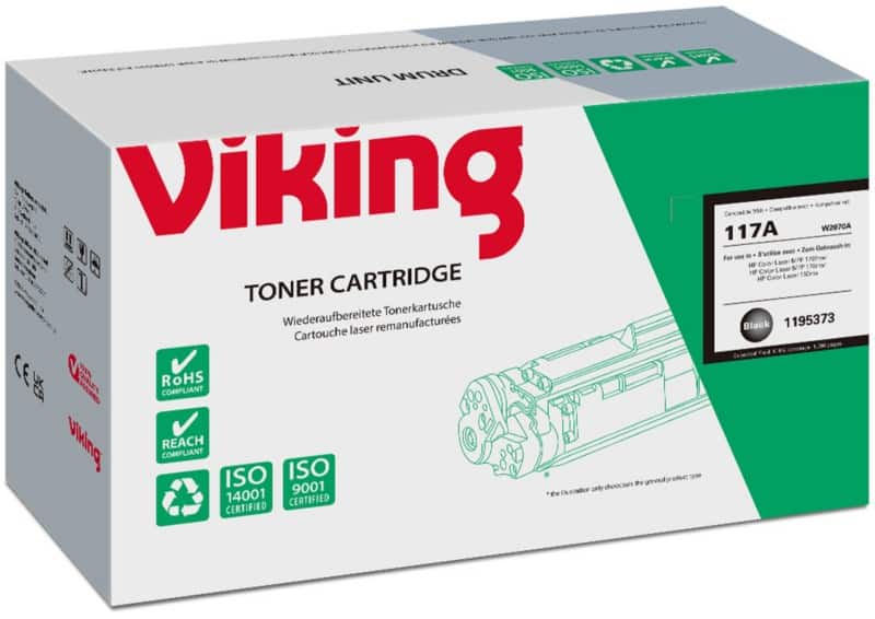 Viking 117A Compatible HP Toner Cartridge W2070A Black
