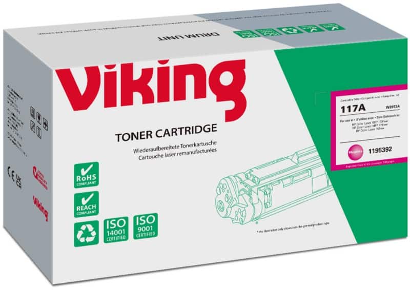 Viking 117A Compatible HP Toner Cartridge W2073A Magenta