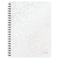 Leitz Wow Notebook A4 Ruled Wirebound White 80 Sheets