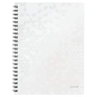 Leitz Wow Notebook A4 Ruled Wirebound White 80 Sheets