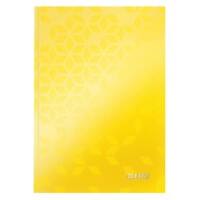 Leitz Wow Notebook A5 Ruled Hardback Yellow 80 Sheets