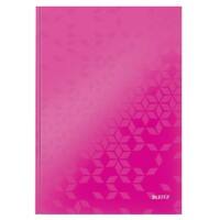 Leitz Casebound Notebook A4 Ruled Sewn Pink 80 Pages Pack of 6