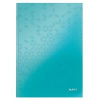 LEITZ Wow Notebook A4 Ruled Paper Ice Blue Not perforated 80 Pages Pack of 6