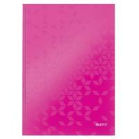 LEITZ Wow Notebook A4 Ruled Paper Pink Not perforated 80 Pages Pack of 6