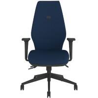Energi-24 XHB Office Chair Permanent Contact Fabric 2D Armrest Blue 150 kg IT550/AA2D/BE