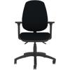 Energi-24 HB Operator Chair Permanent Contact Fabric Height Adjustable Armrest Black 150 kg CT410/AA1D/BK