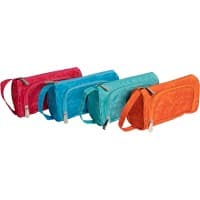 Exacompta Pencil Case 21.5 x 8.5 x 12.5 cm Assorted Pack of 6