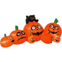 Homcom Inflatable Halloween Decoration 844-309V70 Orange 240 x 800 x 120 (W x D x H)