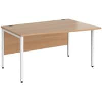 Dams International Wave Desk MB14WRWHB 1,400 x 990 x 725 x 800 - 990 mm