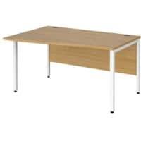 Dams International Wave Desk MB14WLWHO 1,400 x 990 x 725 x 800 - 990 mm