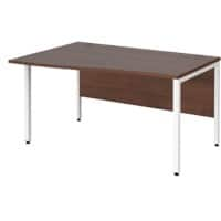 Dams International Wave Desk MB14WLWHW 1,400 x 990 x 725 x 800 - 990 mm