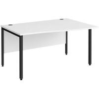 Dams International Wave Desk MB14WRKWH 1,400 x 990 x 725 x 800 - 990 mm