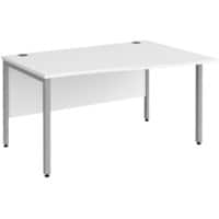 Dams International Wave Desk MB14WRSWH 1,400 x 990 x 725 x 800 - 990 mm