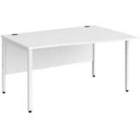 Dams International Wave Desk MB14WRWHWH 1,400 x 990 x 725 x 800 - 990 mm