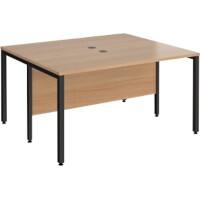 Dams International Desk MB1412BKB 1,400 x 1,200 x 725 mm