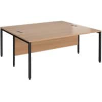 Dams International Desk MB1816BKB 1,800 x 1,600 x 725 mm
