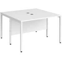 Dams International Desk MB1212BWHWH 1,200 x 1,200 x 725 mm