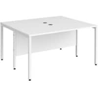 Dams International Desk MB1412BWHWH 1,400 x 1,200 x 725 mm