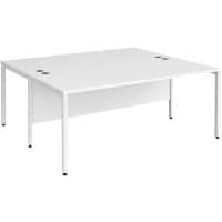 Dams International Desk MB1816BWHWH 1,800 x 1,600 x 725 mm