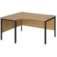 Dams International Left Hand Ergonomic Desk MB14ELKO 1,400 x 1,200 x 725 mm