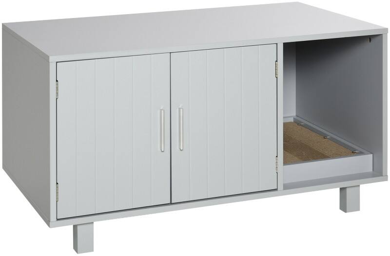 PawHut Cat Litter Box D31-016GY