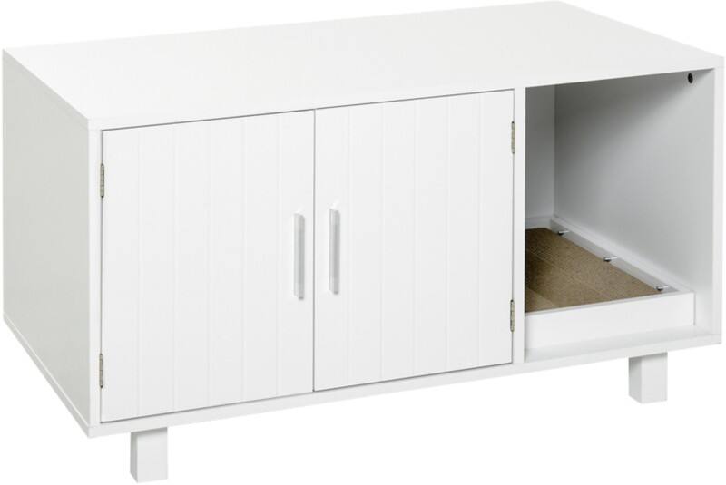 PawHut Cat Litter Box D31-016WT