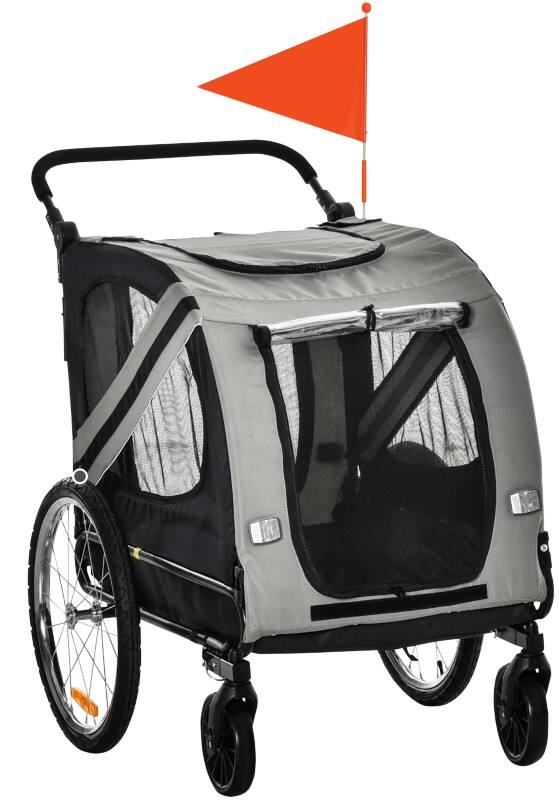 PawHut Pet Bike Trailer D00-144GY