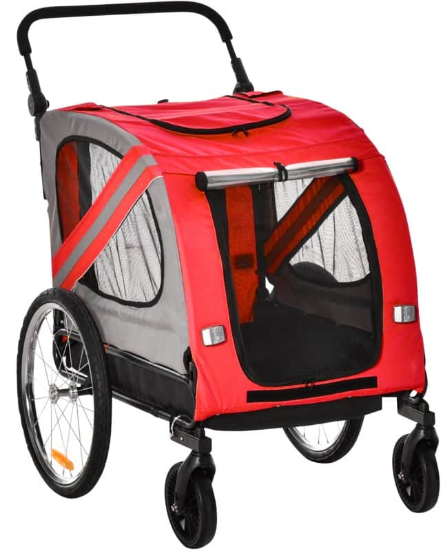 PawHut Pet Bike Trailer D00-144RD