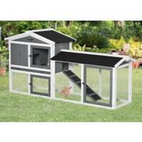 PawHut Rabbit Hutch D51-311WT