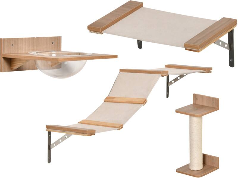 PawHut Cat Shelf Set D30-461