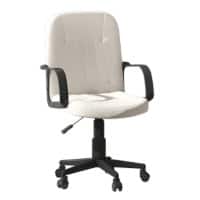 HOMCOM Office Chair 5550-3478CW Creamy White 60 (W) x 59.5 (D) x 104 (H) mm