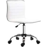 HOMCOM Office Chair 921-075 White 52 (W) x 48 (D) x 90 (H) mm