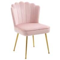 HOMCOM Accent Chair 839-169V70PK Pink