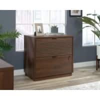 TEKNIK Storage Cabinet Laminated Particleboard 0 Shelves Lockable 784 x 490 x 743 mm Mahogany Mahogany Brown