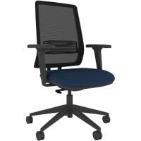 Energi-24 Operator Chair Synchro Tilt Fabric Height-Adjustable Armrest Blue 150 kg AX100A/BE 500 x 520 x 550 mm