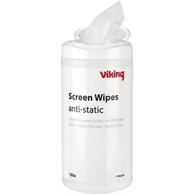 Viking Screen Wipes Pack of 100