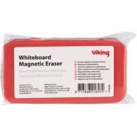 Viking Whiteboard Eraser Magnetic 5.5 x 11.5 cm Red 1196738