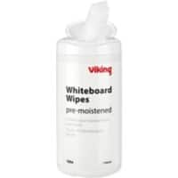 Viking Whiteboard Wet Wipes Pack of 100