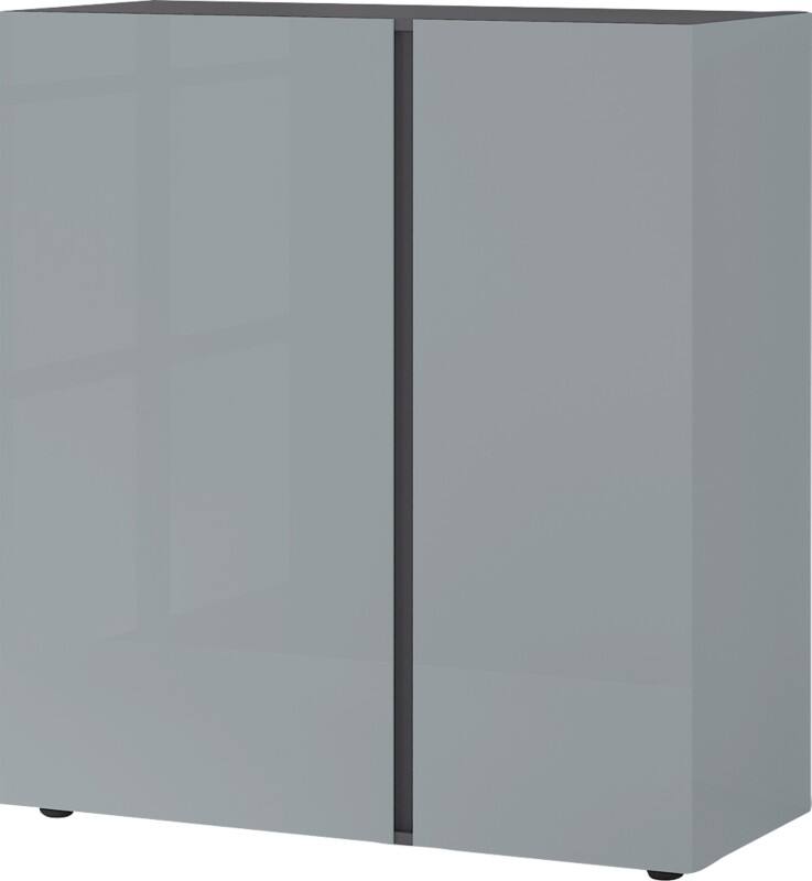 Germania Chest of Drawers 2526-587 Grey, Silver 940 x 430 x 1,030 mm