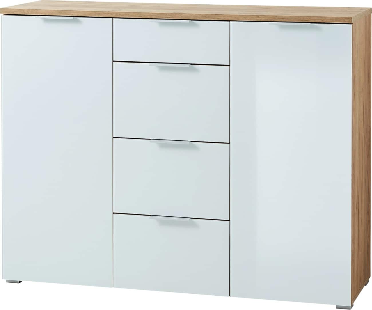 Germania Sideboard 3982-242 Beige, White 1,340 x 400 x 1,050 mm