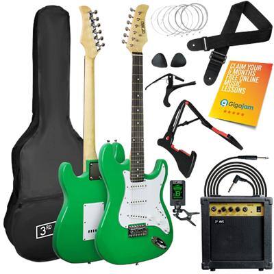 3rd Avenue Electric Guitar Set Green