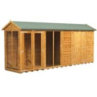 Power Apex Summerhouse 493.8 (W) x 493.8 (D) x 214.7 (H) cm 164PASHC6