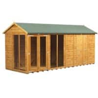 Power Apex Summerhouse 493.8 (W) x 493.8 (D) x 228.8 (H) cm 166PASHC6