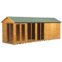 Power Apex Summerhouse 612.8 (W) x 612.8 (D) x 228.8 (H) cm 206PASHC6