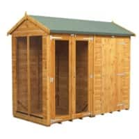 Power Apex Summerhouse 254.8 (W) x 254.8 (D) x 214.7 (H) cm 84PASHC4