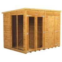 Power Pent Summerhouse 254.8 (W) x 254.8 (D) x 202.8 (H) cm 86PPSHC4