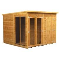 Power Pent Summerhouse 254.8 (W) x 254.8 (D) x 202.8 (H) cm 88PPSHC4